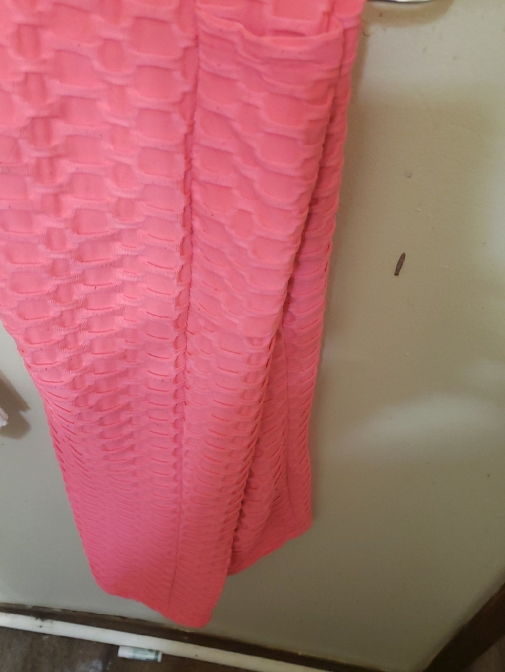 Textured Pink Tube Skirt